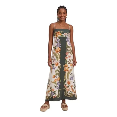 Vestido Longo Farm Rio Natureza Verde