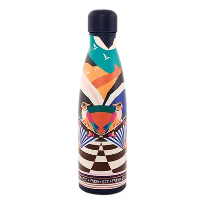 Garrafa Farm Rio Glub Glub 500ml Térmica Calopsita Skatista