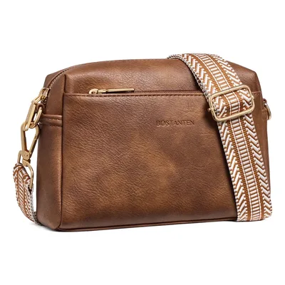 Bostanten Bolsa Transversal Feminina Luxo Trabalho Couro Pu