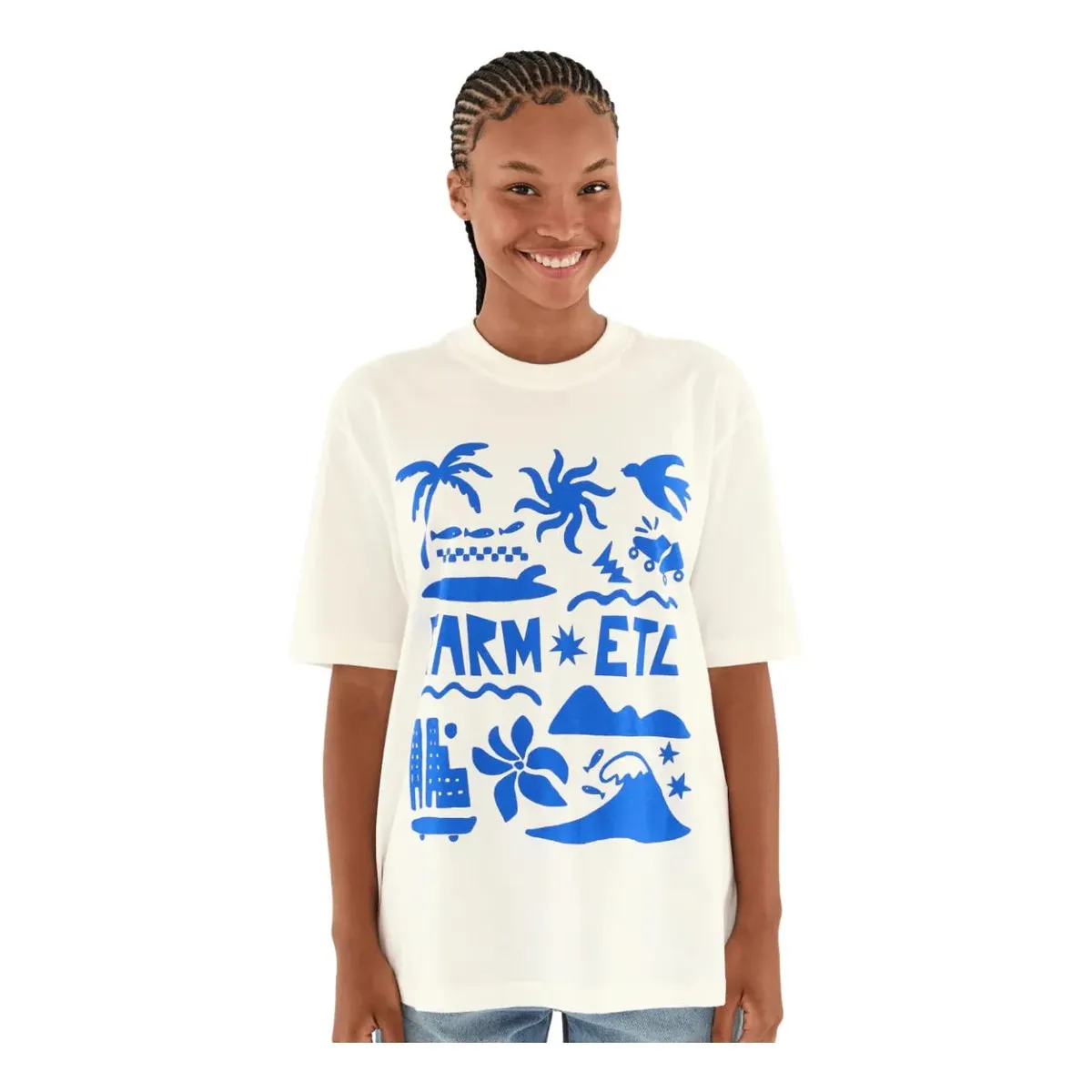 Tshirt Farm Rio Ipanema Eterno Off White