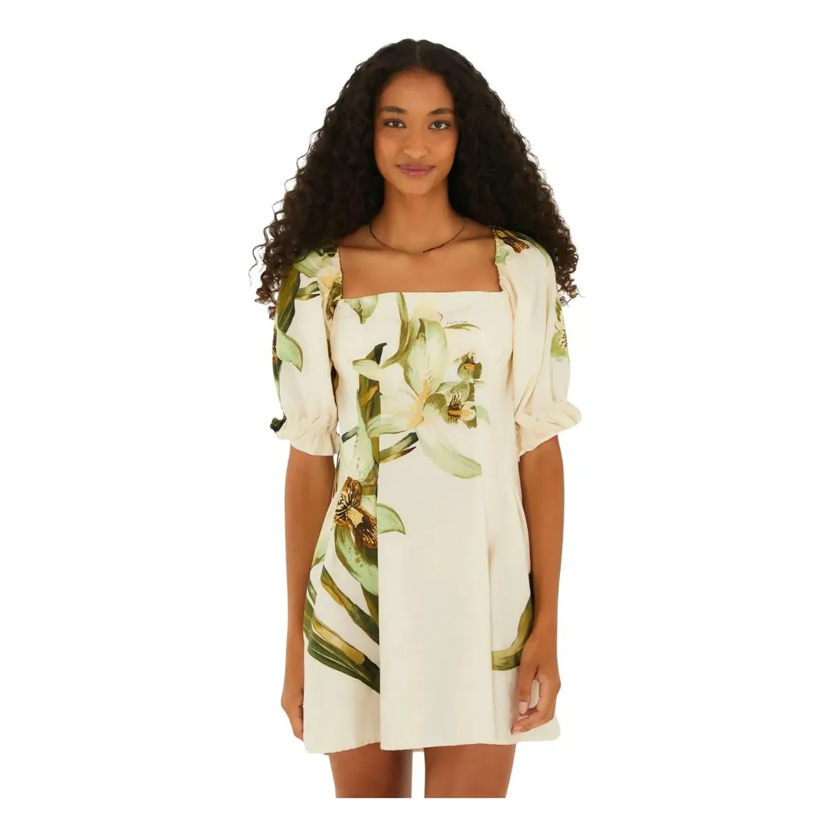 Vestido Farm Rio Floral Orquídea