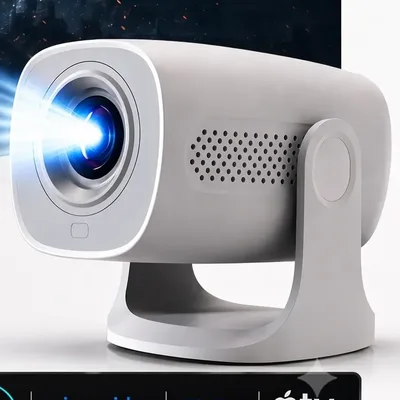 Projetor Smart Aliron Hy350 Max Android 14 Suporte 8k Wifi
