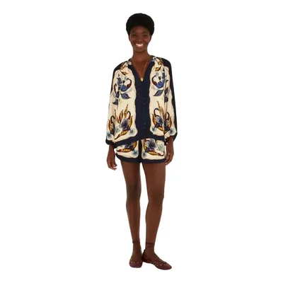 Short Farm Rio Floral Maye Bege