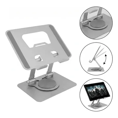 Suporte Tablet E Celular Metálico Rotativo Giratório 360°