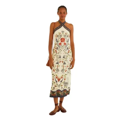 Vestido Farm Rio Midi Sonho De Morango