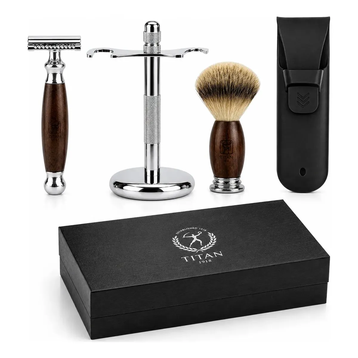 Kit De Barbear Para Presente Titan Tnrs01 Collection