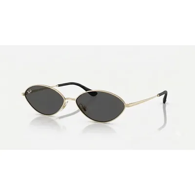 Óculos De Sol Ray-ban Kai Rb3757 921387 Dourado Cinza