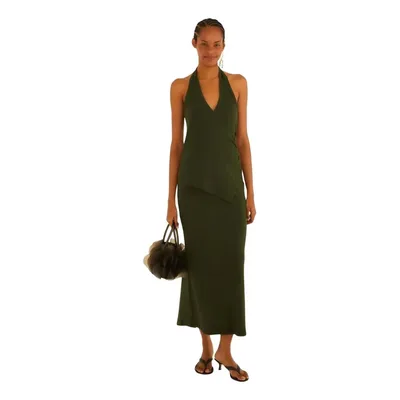 Vestido Farm Rio Cropped Rib Frente Unica