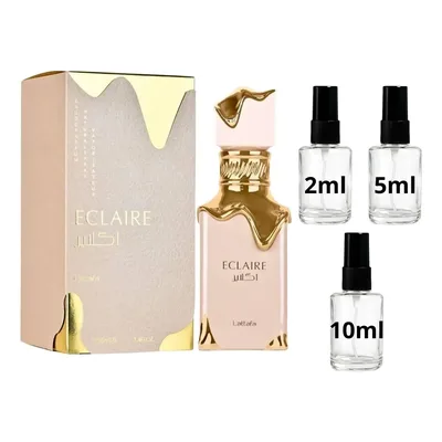 Decant Eclaire Lattafa Perfume Árabe Feminino 2ml 5ml 10ml