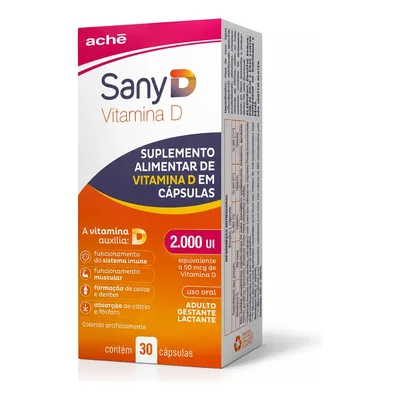 Sanyd Vitamina D 2000 Ui 30 Cápsulas
