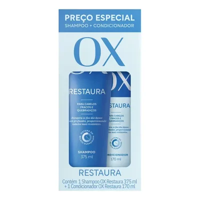 Ox Restaura Shampoo E Condicionador Kit C/2
