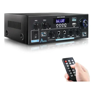 Amplificador Estéreo Ak55 Bluetooth 2.0 Canais