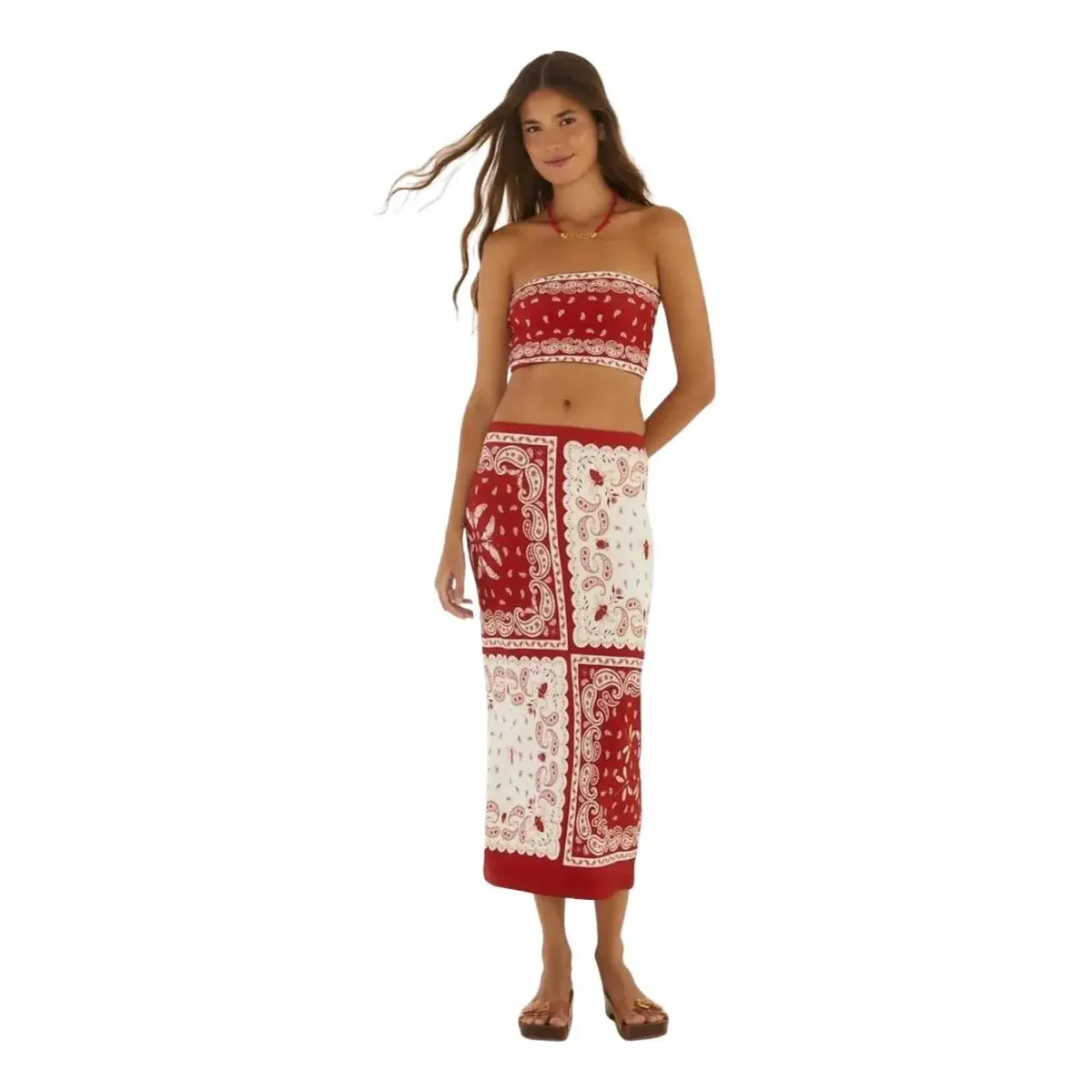 Saia Farm Rio Midi Bandana Jardim