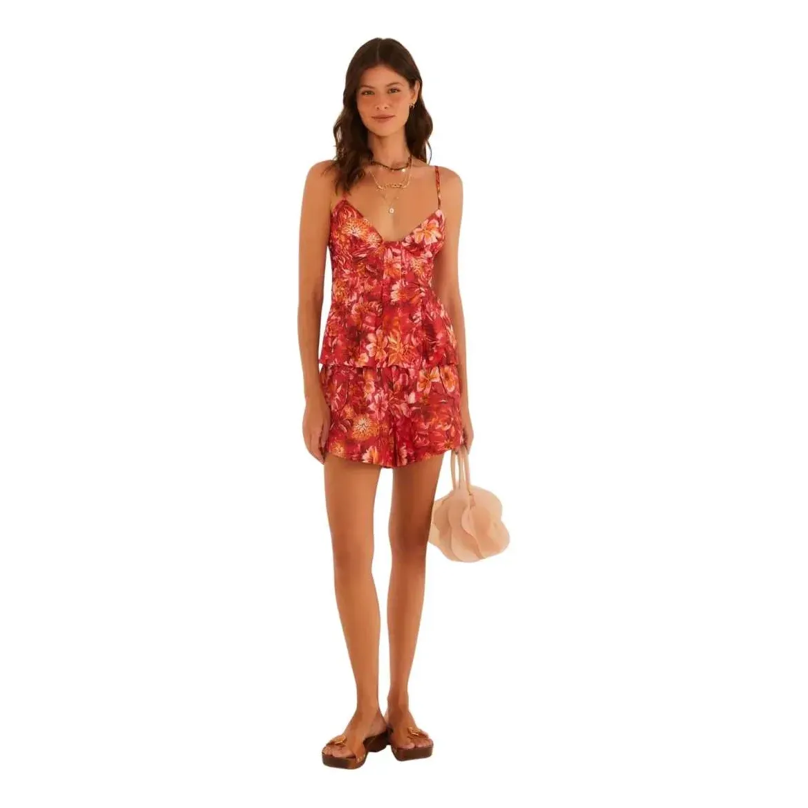Blusa Farm Rio Florabela Rosa