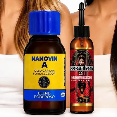 Óleo Capilar Blend Poderoso 30 Ml + Óleo De Cobra 60 Ml