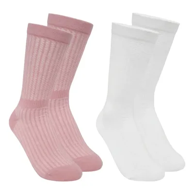 2 Pares Meia Puma Feminina Academia Cano Alto Longo Algodão