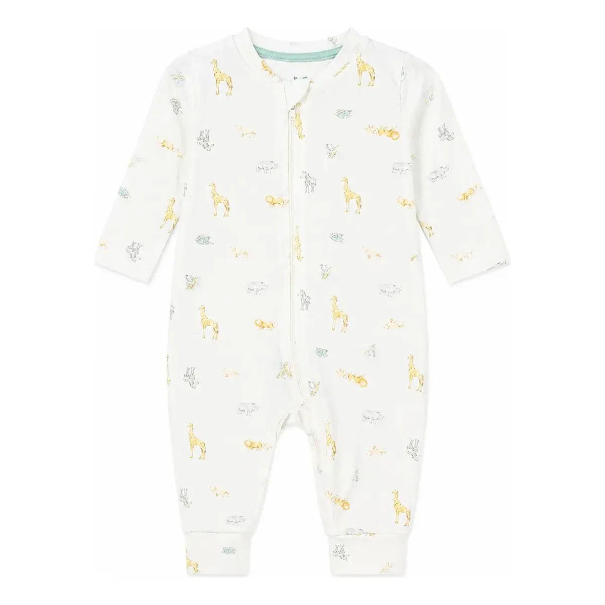 Macacão Bebe Em Suedine Com Elastano Safari Nini&bambini