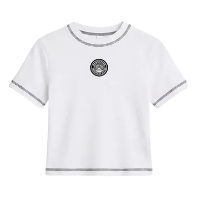 Blusa Farm Rio Manga Curta Bordada