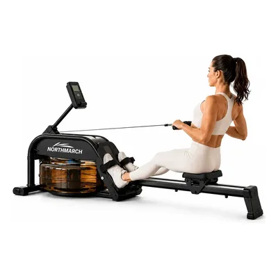 Remador Água Resistência Portátil Casa Treino Muscular Preto