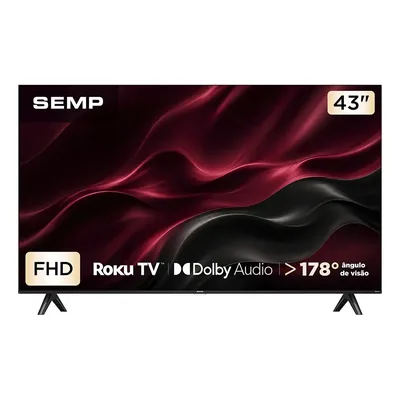 Smart Tv Semp 43 Led Full Hd S42r Roku Tv Wi-fi 43s42r