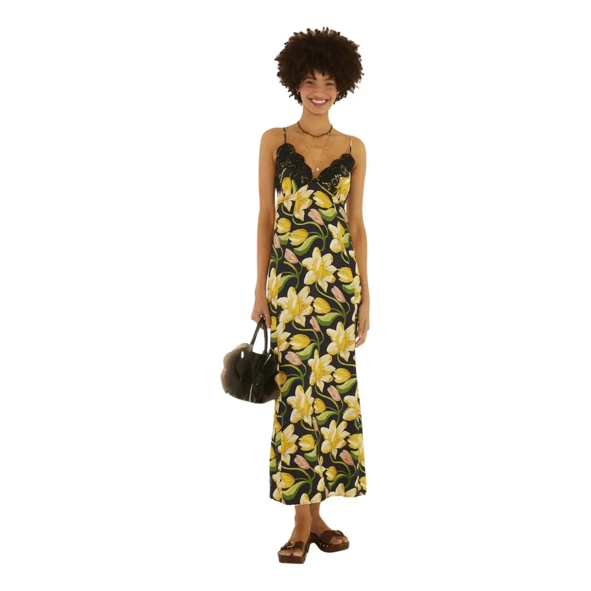 Vestido Farm Rio Longo Nana