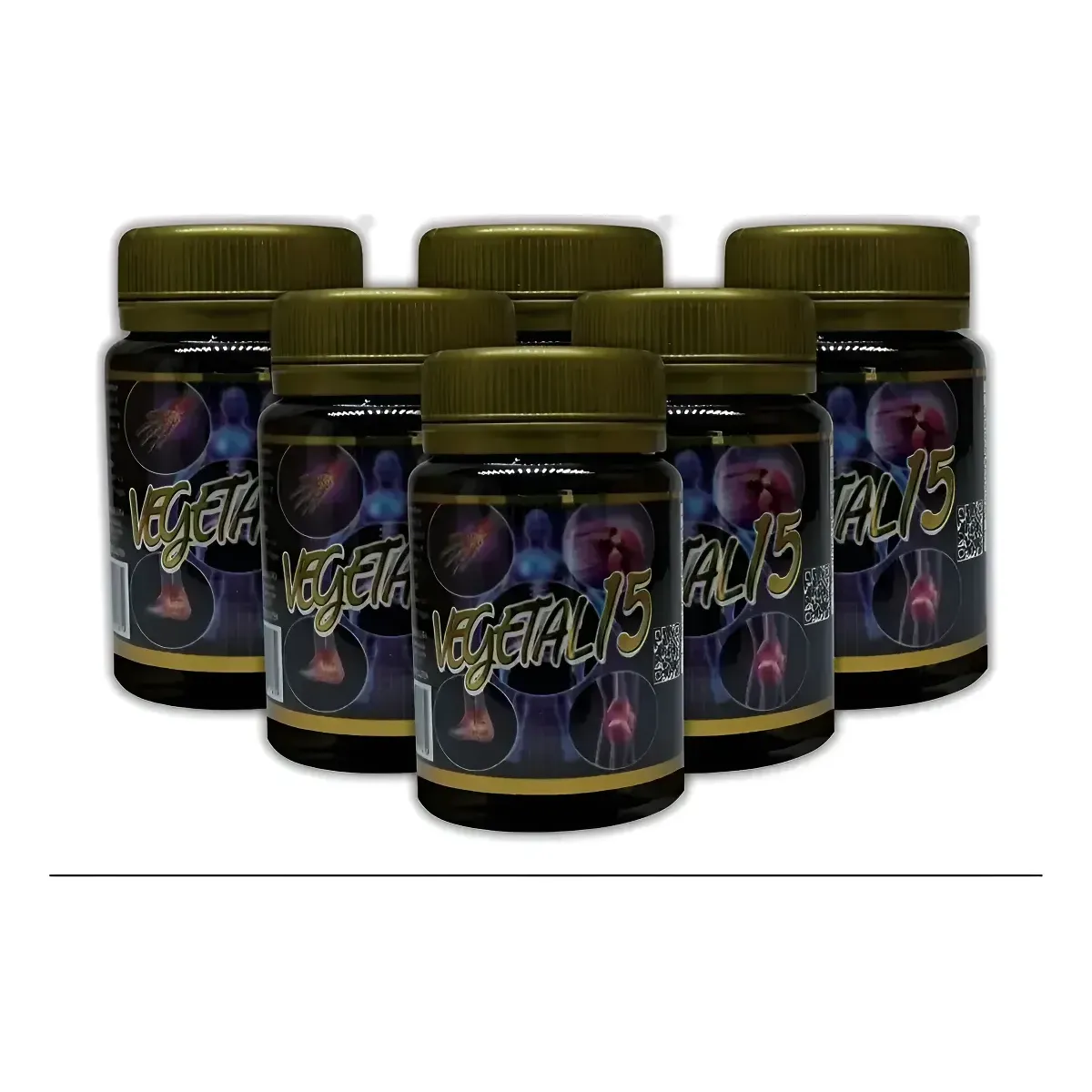 Kit 6 Vegetal 15 Original Natural Nova Embalagem - Premium
