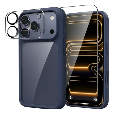 Capa Capinha Para Iphone 17 Pro Max Fosca Transparente Luxo