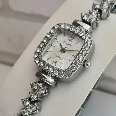 Relógio De Pulso Doluck Feminino Cravejado Com Strass