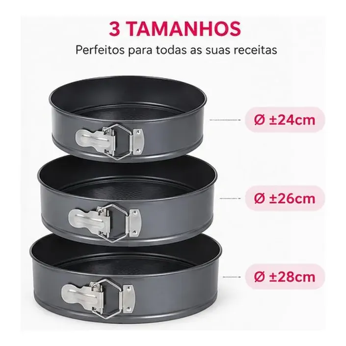 Conjunto Formas C/ Fundo Removivel