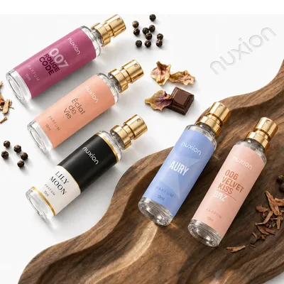 Kit 5 Perfume Feminino Mulher De Bolsa Parfum Extrato 15 Ml