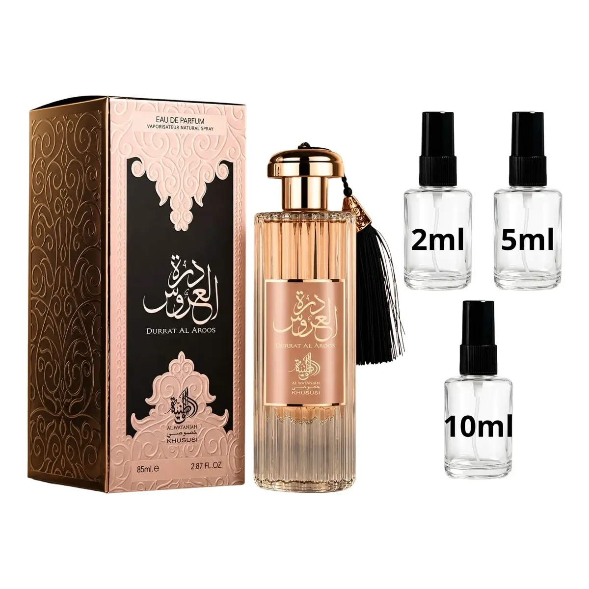 Decant Durrat Al Aroos Perfume Árabe Feminino 2 5 10ml