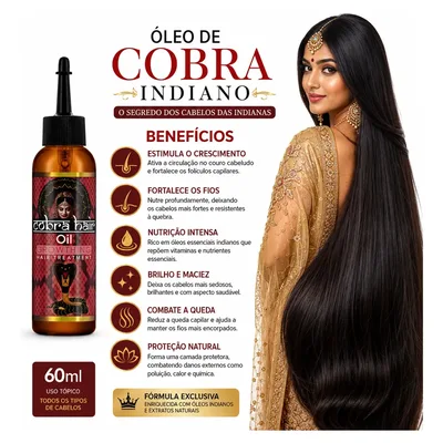 Óleo Capilar Reconstrutor Tradição Milenar Indiana 60ml