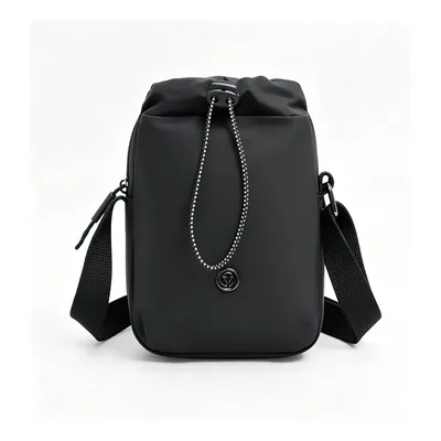 Bolsa Shoulder Bag Pequena Transversal Unissex Preta Moderna