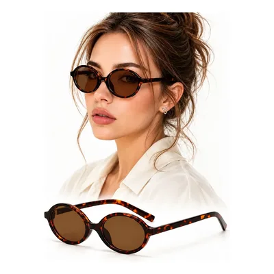 Óculos Grau Miu Oval Tartaruga Feminino Moda Blogueira Retro