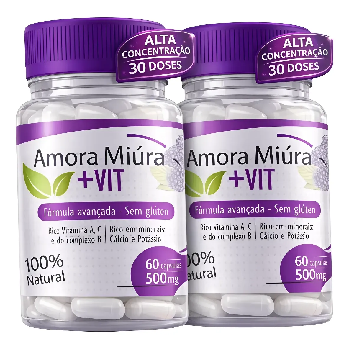 2x Amora Miúra 60 Cápsulas Original- Envio Rápido