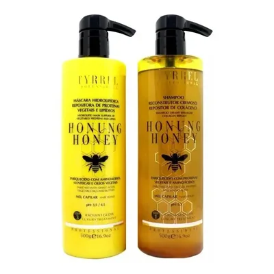 Reconstrução Capilar Honung Honey Tyrrel Professional 2x500g