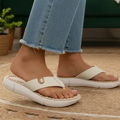 Chinelo De Dedo Feminino Ortopédico Esporão Facite Plantar