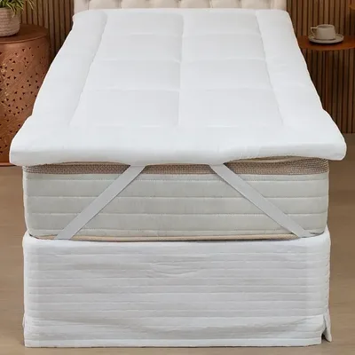 Pillow Top Solteiro Cama Box Fibra Siliconizada 200 Fios