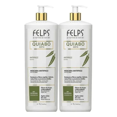 Felps Escova Progressiva De Quiabo Xbtx De Okra 2x1000ml