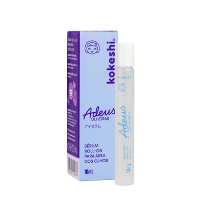 Sérum RollOn Área dos Olhos Adeus Olheiras 10ml Kokeshi - Kokeshi Cosméticos