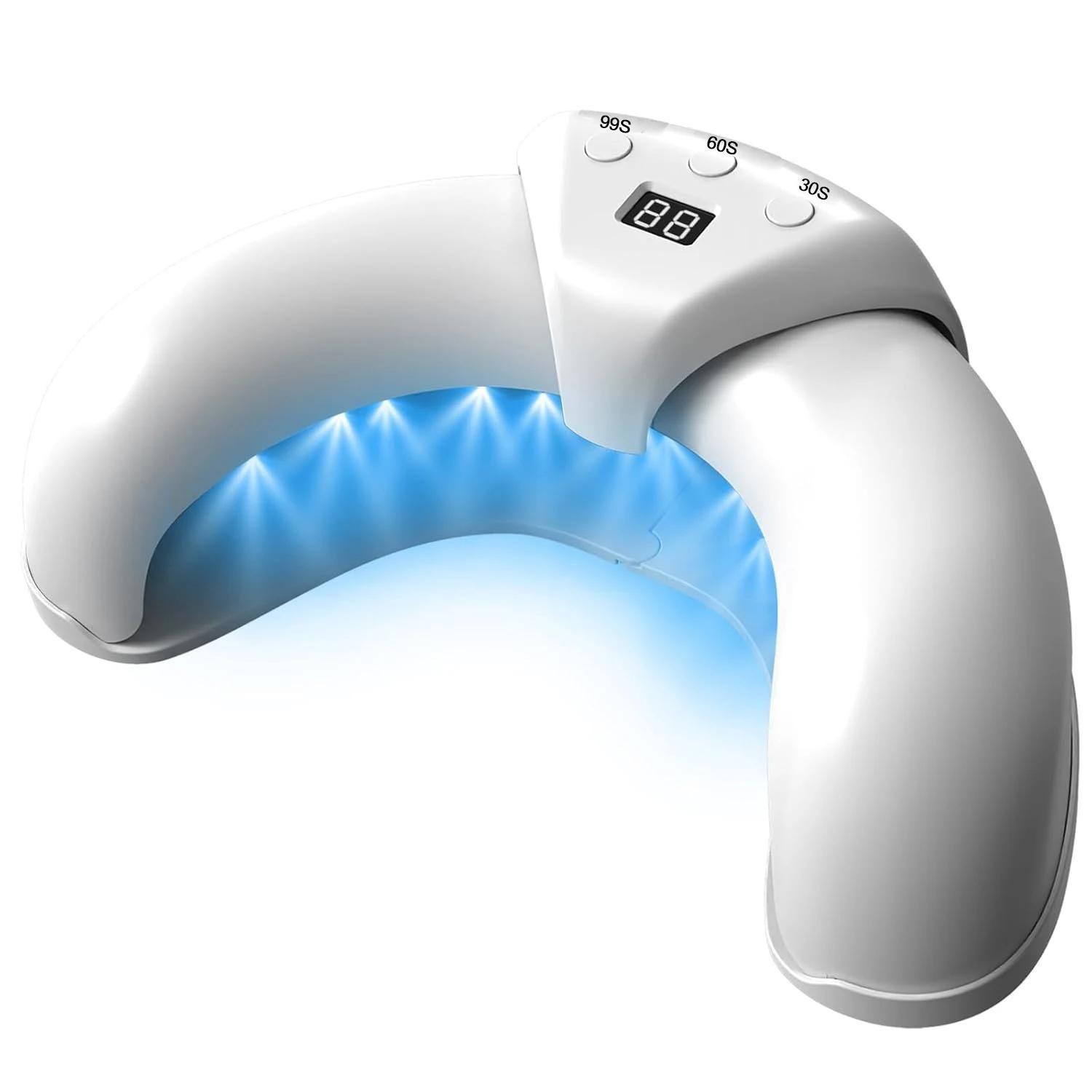Dispositivo De Tratamento De Fungos Nas Unhas Com Laser LED De Luz Azul, Carregamento USB, 45W, - Alextrasza