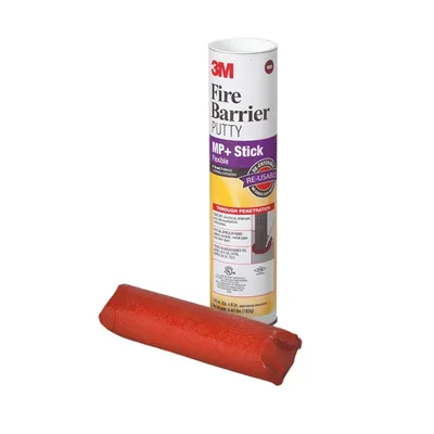 Massa moldável com barreira de fogo Stix 3M MP+ cor vermelha