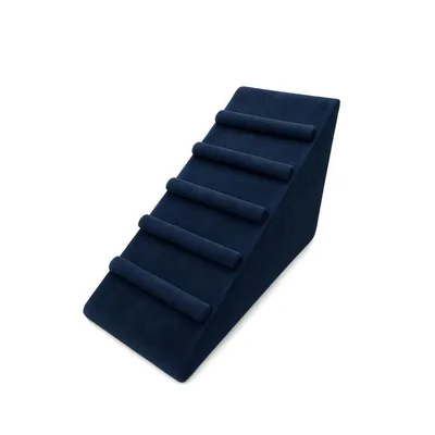 Rampa Pet Antiderrapante Para Cachorro Gato Com Degraus Cor Marinho Liberty Móveis