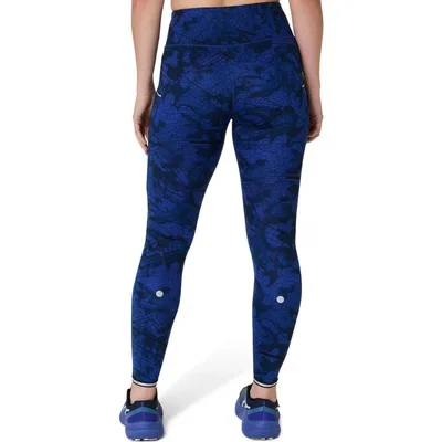 Calça ASICS Legging Road Lite-Show - Feminino - Preto/Azul