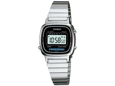 Relógio Feminino Casio Vintage Prata Mini LA670WA-1DF