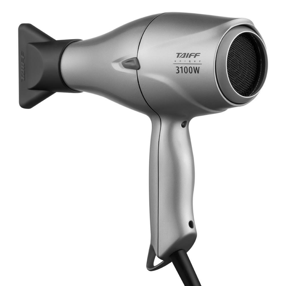 Secador de Cabelo Unique 3100W - Prata / 220v - Taiff