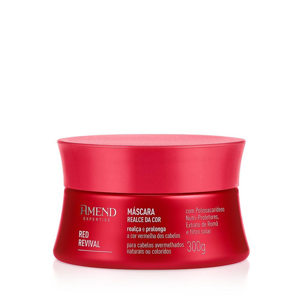 Mascara Realce Da Cor Vermelha Red Revival Expertise 300G - Amend