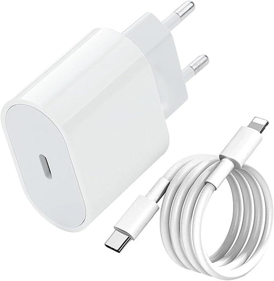 Carregador Turbo Fonte 30w Usb-c+ Cabo Compatível com iPhone 11 12 13 14 Max X XR XS - a gold