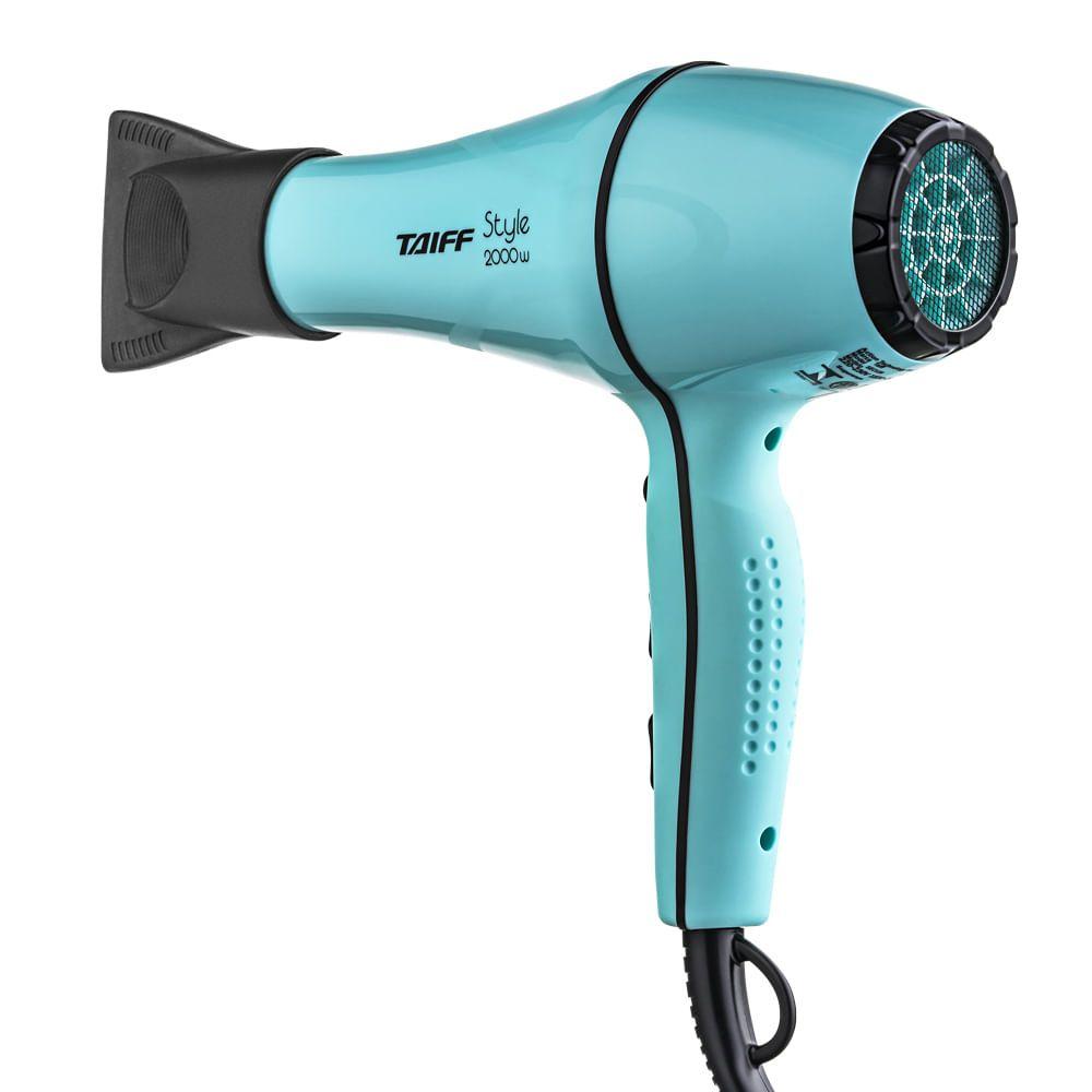 Secador de Cabelo Style Azul 2000W - Azul / 220v - Taiff