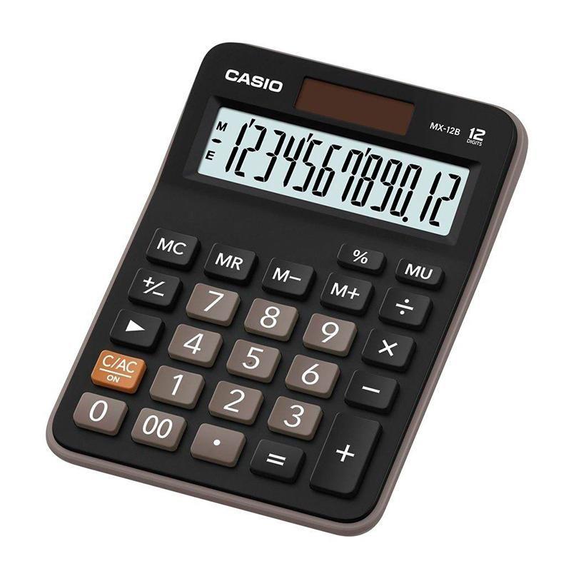 Calculadora Mesa Casio Mx12b Preta